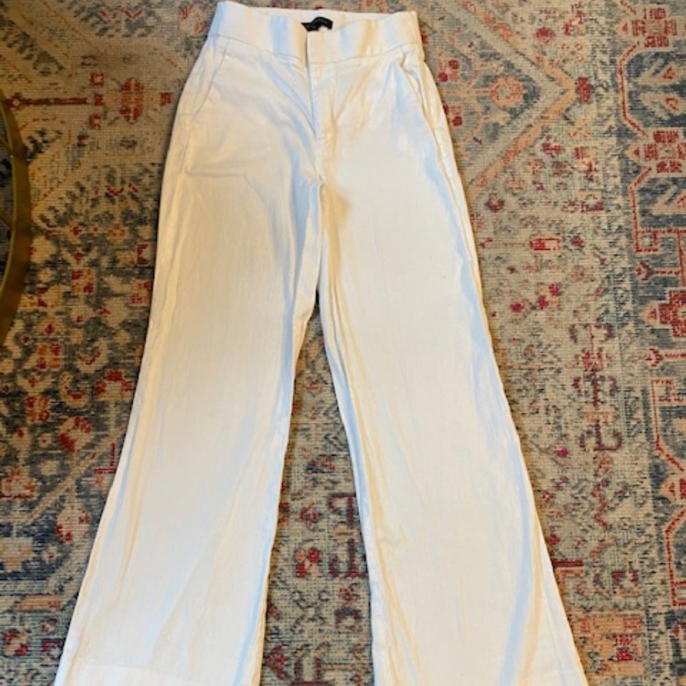 Linen High Waisted Wide Leg Pants  Size 0